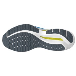 Mizuno Wave Inspire 19 - Mens Running Shoes - Ultimate Grey/Jet Blue/Bolt