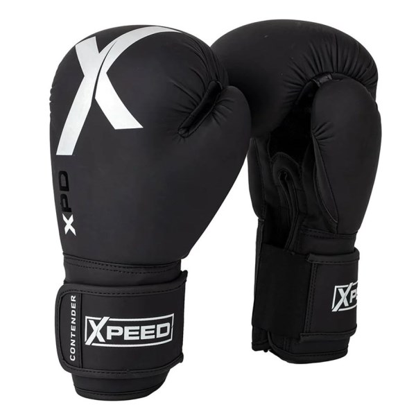 Xpeed Contender Boxing Gloves - Black/White