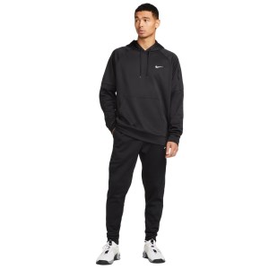 Nike Therma-Fit Tapered Mens Training Pants - Black/Black/White