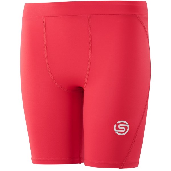 Skins Series-1 Youth Kids Compression Half Tights - Red