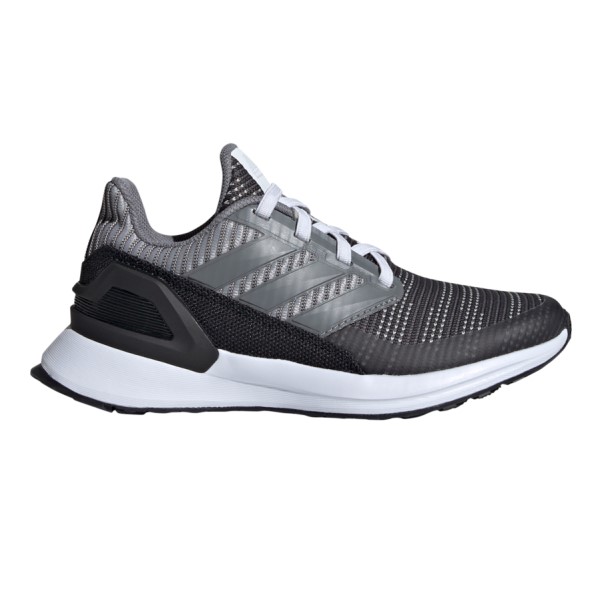 Adidas RapidaRun Knit EL - Kids Running Shoes - Carbon/Grey Five/Grey Two