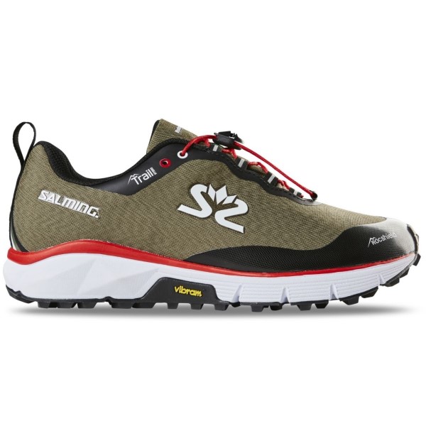 Salming Trail Hydro - Womens Trail Running Shoes - Beige/Black