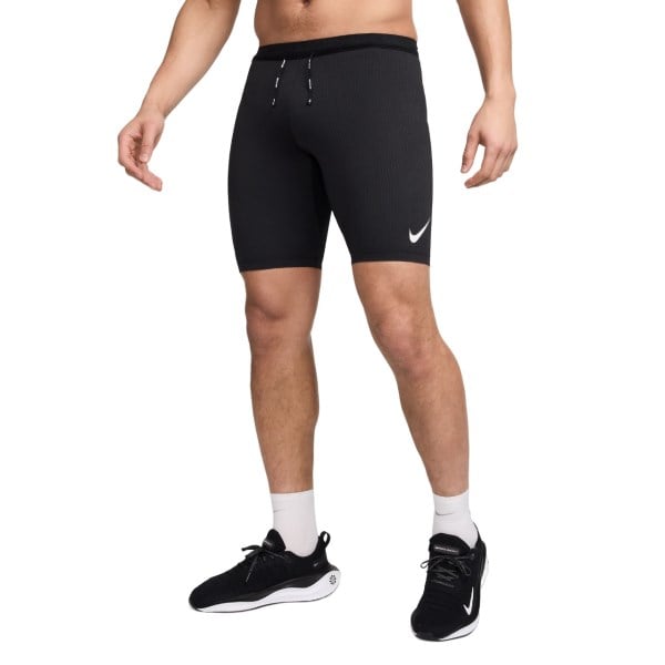 Nike Aeroswift ADV Mens 1/2 Length Running Tights - Black/Summit White