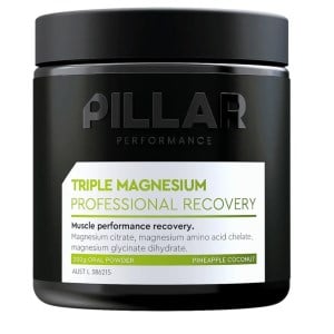 Pillar Triple Magnesium Professional Recovery Powder - Pineapple Coconut- 200g