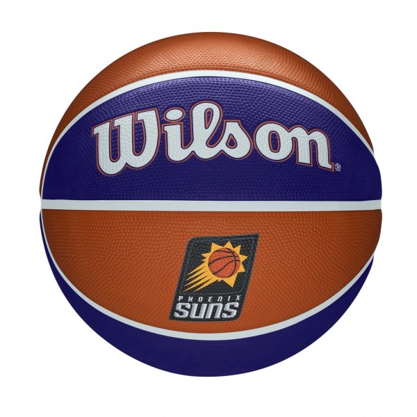 Wilson Phoenix Suns NBA Team Tribute Outdoor Basketball - Size 7 - Purple/Orange