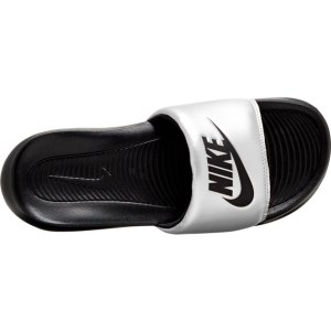 Nike Victori One - Womens Slides - Black/Metallic Silver