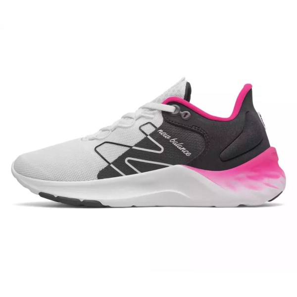 New Balance Fresh Foam Roav v2 - Womens Sneakers - White/Black/Pink