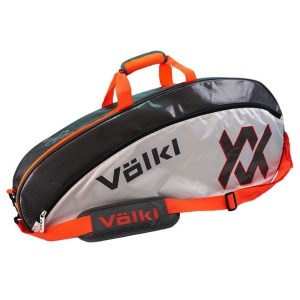 Volkl Tour Pro 3-5 Tennis Racquet Bag - Charcoal/White/Lava