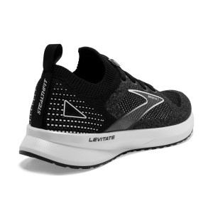Brooks Levitate StealthFit 5 - Womens Running Shoes - Black/Grey/White