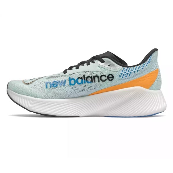 New Balance FuelCell RC Elite v2 - Mens Road Racing Shoes - Blue/Gold/White