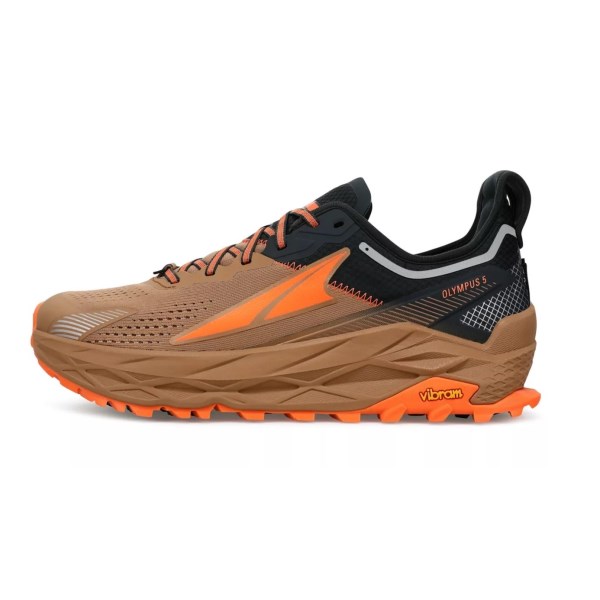 Altra Olympus 5 - Mens Trail Running Shoes - Brown