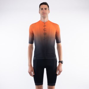 Sub4 Mens Cycling Jersey - Orange Fade
