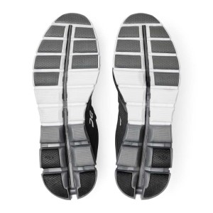 On Cloudflow - Mens Running Shoes - Black/Asphalt
