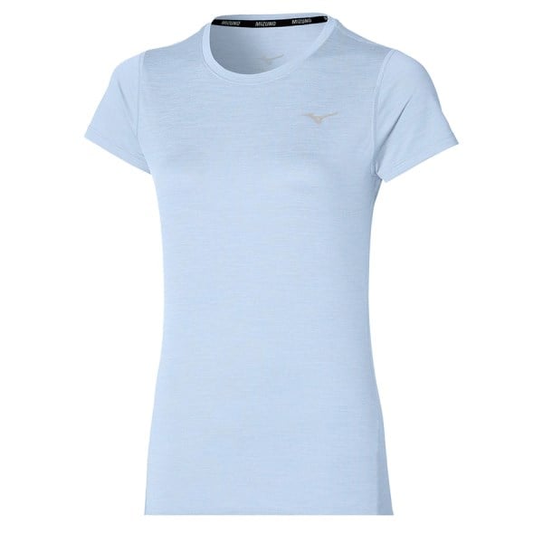 Mizuno Impulse Core Womens Running T-Shirt - Halogen Blue