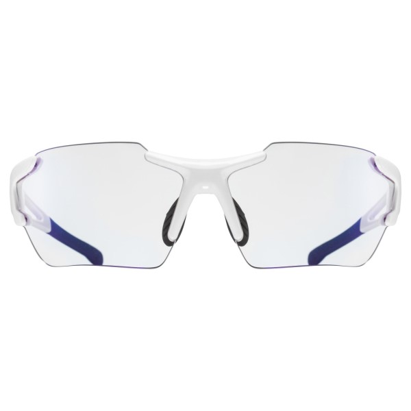 UVEX Sportstyle 803 Race Variomatic Light Reacting Multi Sport Sunglasses - Small - White