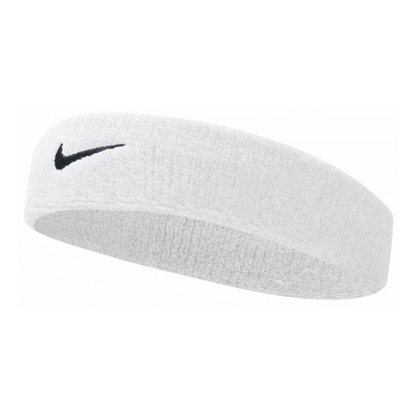 Nike Swoosh Sports Headband - White/Black