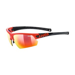 UVEX Sportstyle 224 Multi Sport Sunglasses - Red/Black