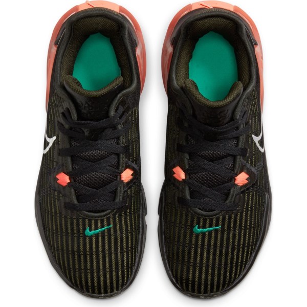 Nike LeBron Witness VI - Mens Basketball Shoes - Black/Metallic Silver/Sequoia