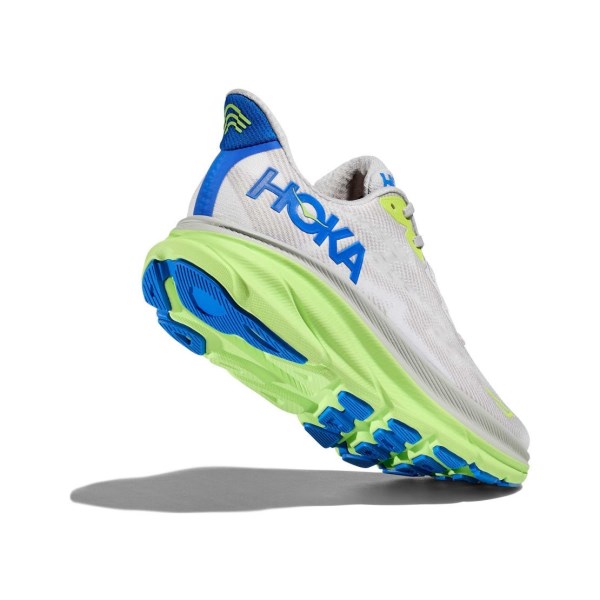 Hoka Clifton 9 - Mens Running Shoes - Stardust/Electric Cobalt