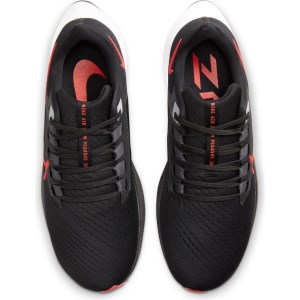 Nike Air Zoom Pegasus 38 - Mens Running Shoes - Black/Light Crimson/Dark Smoke Grey