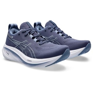 Asics Gel Nimbus 26 - Mens Running Shoes - Thunder Blue/Denim Blue