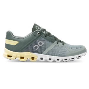 On Cloudflow - Womens Running Shoes - Sea/Limelight