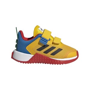 Adidas X Lego Sport CF - Toddler Sneakers - Yellow/Core Black/Red
