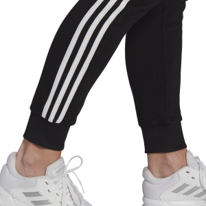 Adidas Essentials Fleece 3-Stripes Womens Sweatpants - Black/White