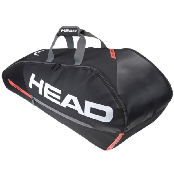 Head Tour Team 6R Pro Tennis Racquet Bag - Black/Orange