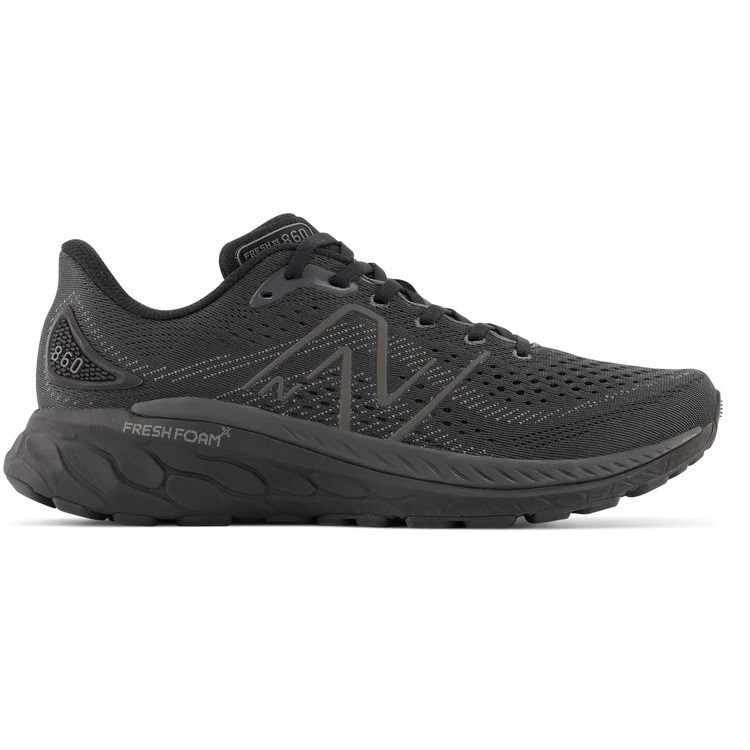 New Balance Fresh Foam X 860v13 - Mens Running Shoes - Triple Black ...