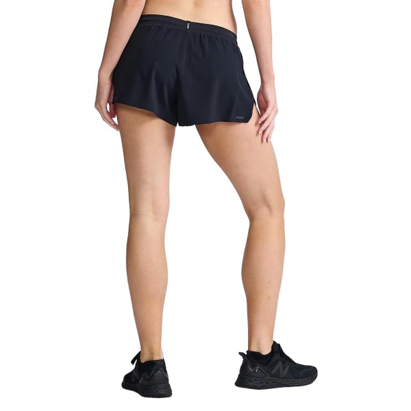 2XU Light Speed 3 Inch Womens Running Shorts - Black/Black Reflective