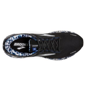 Brooks Ghost 14 - Mens Running Shoes - Black/White/True Blue