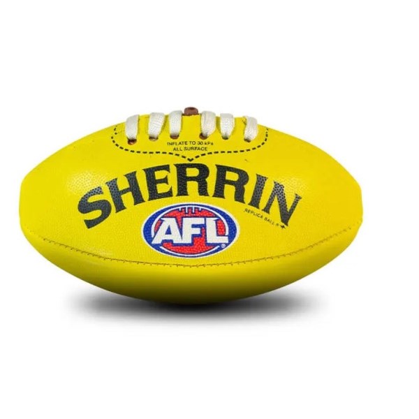 Sherrin AFL Replica Mini Football - Yellow