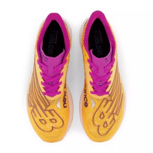 New Balance FuelCell RC Elite v2 - Womens Road Racing Shoes - Vibrant Apricot/Magenta Pop/Victory