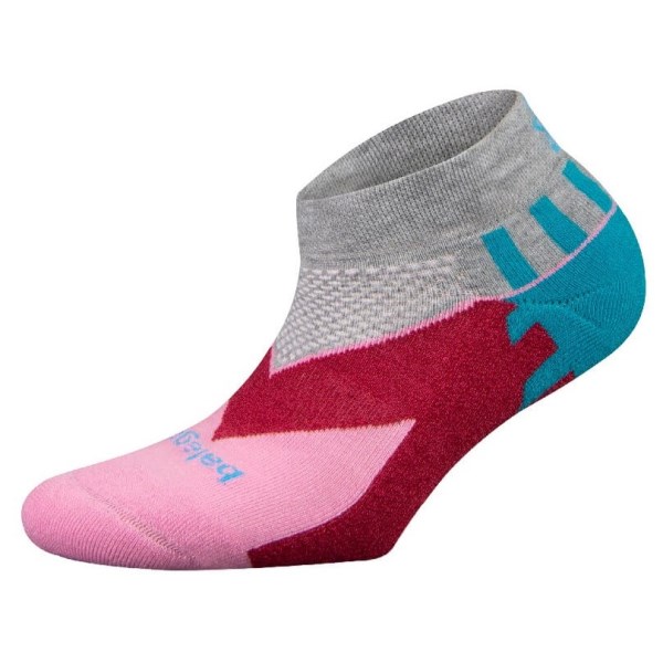 Balega Enduro Low Running Socks - Grey/Pink