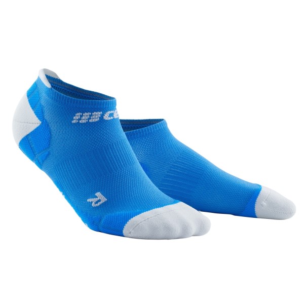 CEP Ultra Light V2 No Show Running Socks - Blue/Grey