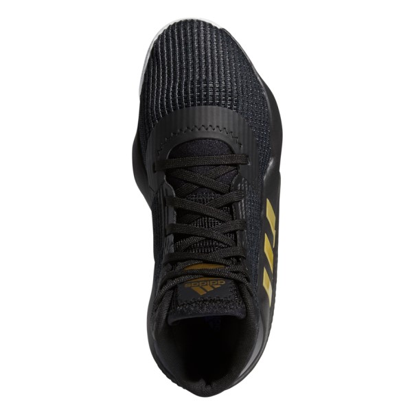 Adidas Pro Bounce 2019 - Kids Basketball Shoes - Core Black/Gold/Footwear White