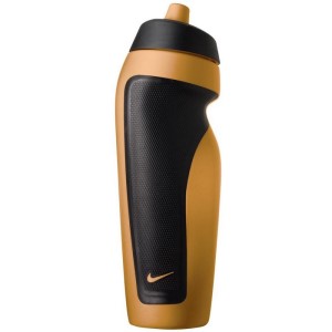 Nike BPA Free Sport Water Bottle - 600ml - Gold/Black