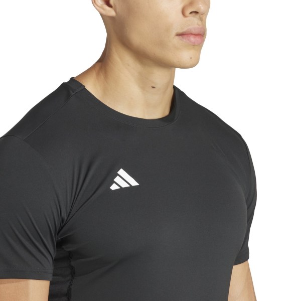 Adidas Adizero Essentials Mens Running T-Shirt - Black