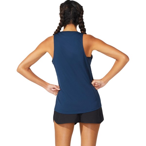 Asics Silver Womens Training Tank Top - French Blue