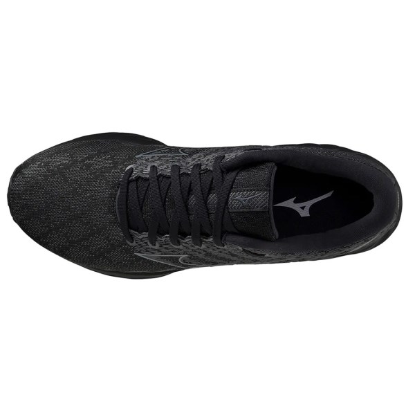Mizuno Wave Inspire 19 - Mens Running Shoes - Black/Metallic Grey/Black