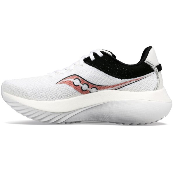 Saucony Kinvara Pro - Mens Running Shoes - White/Infrared