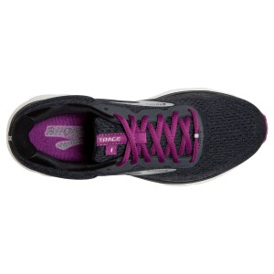 Brooks Trace - Womens Running Shoes - Ebony/Black/Wood Violet