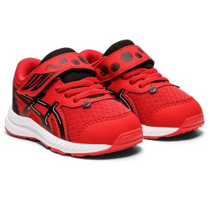 Asics Contend 8 TS - Kids Running Shoes - Classic Red/Black