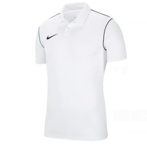Nike Youth Dri-Fit Park 20 Kids Soccer Polo Shirt - White