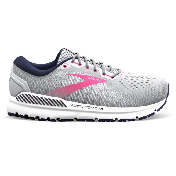 Brooks Addiction GTS 15 - Womens Running Shoes - Oyster/Peacoat/Lilac