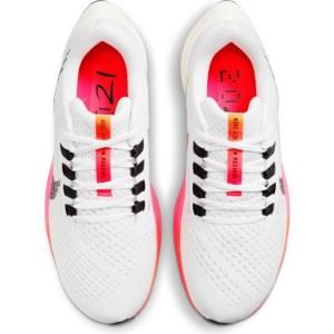 Nike Air Zoom Pegasus 38 - Womens Running Shoes - White/Black/Football Grey/Pink