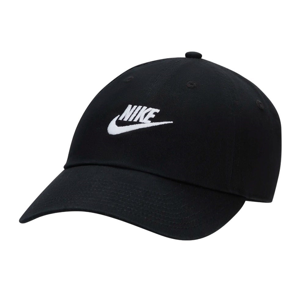 Nike Club Futura Wash Cap - Black/White | Sportitude