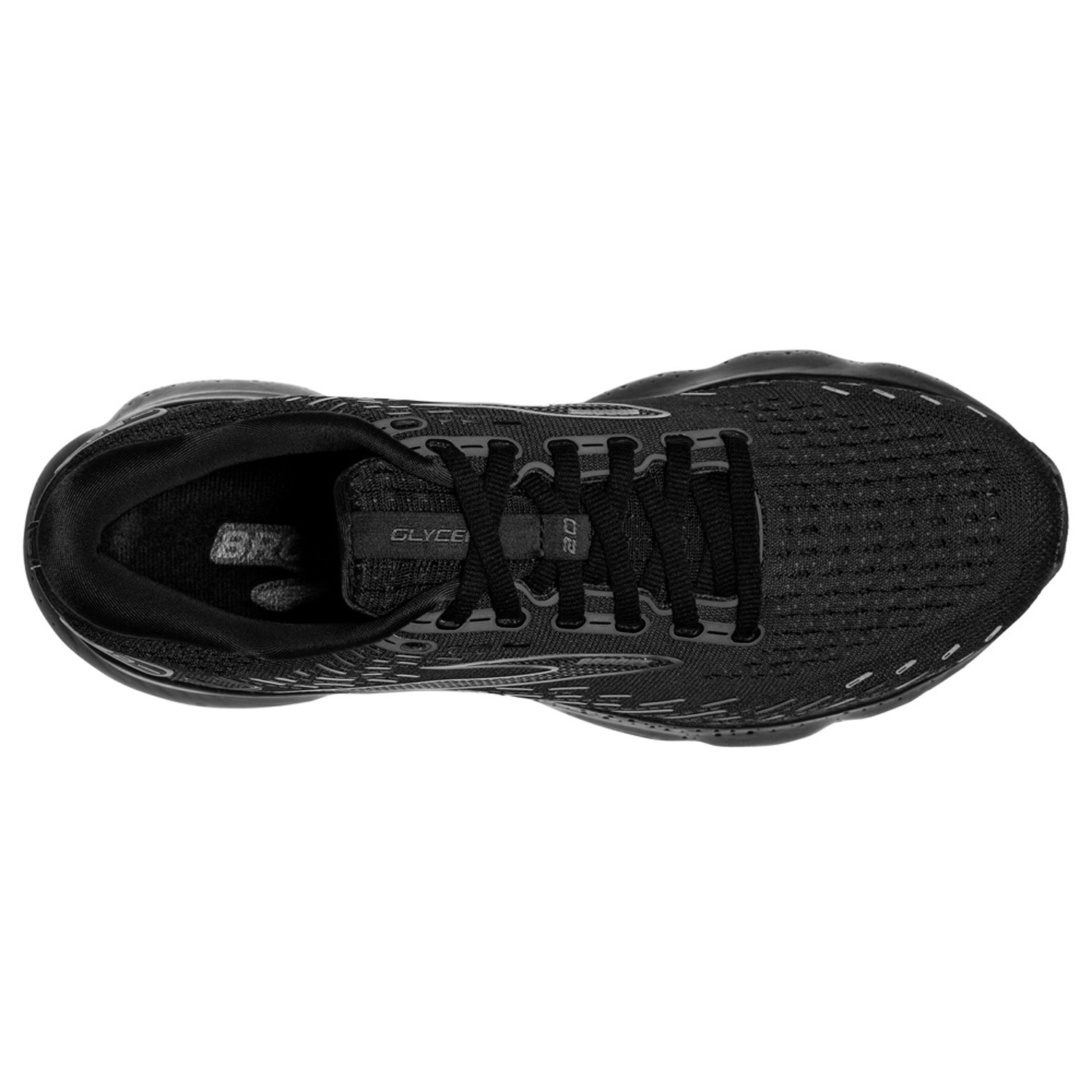 Brooks Glycerin 20 - Mens Running Shoes - Triple Black/Ebony | Sportitude