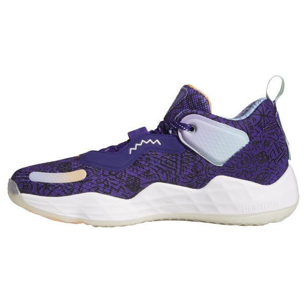 Adidas D.O.N Issue 3 CGA - Mens Basketball Shoes - Purple Acid/Orange/Halo Mint